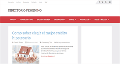 Desktop Screenshot of directoriofemenino.com